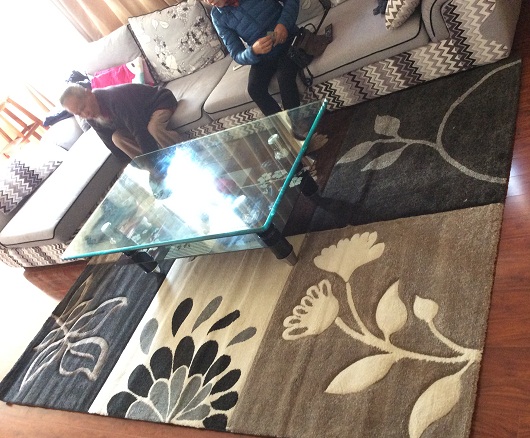 Thảm phòng khách Lam 464 platin beige